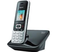Gigaset Premium 100 Téléphone DECT sans fil Noir/Argent Répertoire 500 contacts Mains libres
