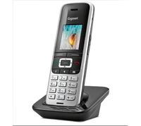 Gigaset PREMIUM 100HX - Combiné DECT avec station de charge - Compatible Fritzbox - Extension téléphone sans fil pour routeur et base DECT - Synchronisation des données via USB - Top acoustique - Noir