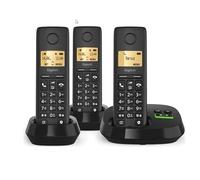 Gigaset téléphone sans fil Pure 100 AM Trio avec AB Int.Ware noir