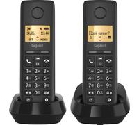 Gigaset Pure 100 Duo DECT Clip Eco sw (Schwarz)