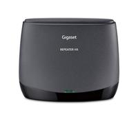 Gigaset Répéteur DECT Repeater HX – Double portée, Jusqu'à 6 répéteurs, Appels HD – Noir