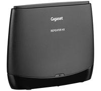Gigaset Répéteur DECT Repeater HX – Double portée, Jusqu'à 6 répéteurs, Appels HD – Noir