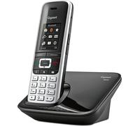 Gigaset S850 - Téléphone sans fil - avec Interface Bluetooth avec ID d'appelant - DECT - noir, platine Noir