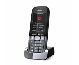 Gigaset SL850H PRO Combiné DECT additionnel compact avec écran couleur, Bluetooth 5.1, fonctions de sécurité personnelles et batterie respectueuse de