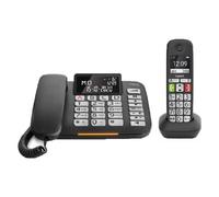 GIGASET Téléphone Cordless + Fixe Duo D SERIES DL780 Plus Combi Noir