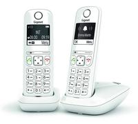 Gigaset Téléphone fixe AS690 Duo - 2 combinés - Sans répondeur - Blanc