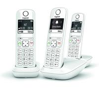 Gigaset Téléphone fixe AS690 Trio - 3 combinés - Sans répondeur - Blanc
