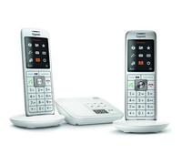 Téléphone fixe avec répondeur Gigaset CL660A Duo Blanc - Telephone Sans Fil avec Repondeur - Pack duo / trio