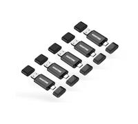 GIGASTONE 16Go Clé USB Double Flash (Lot de 5) Z40 USB 3.2 Gen 1, 2-en-1 Type-A & Type-C, 100Mo/s Ultra Rapide, Plug & Play pour Smartphone/PC/Mac/TV/Voiture, USB 2.0/3.0/3.1 Compatible