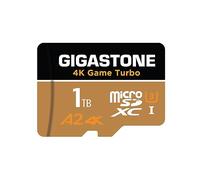 Gigastone Carte Micro SD Turbo de 1To - Compatible Nintendo-Switch 1 UHS-I U3 C10 Classe 10 - Vidéo 4K UHD 100 Mo/s, avec [5 Ans de récupération de données]