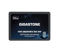 Gigastone Certifié NAS 512Go NAS SSD Disque 24 h/24, 7 j/7 Durable TLC Endurance élevée Raid Synchro sécurisée des données Cache de Stockage en réseau 2,5 Pouces SATA Disque Dur ssd Interne