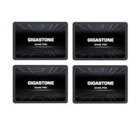 Gigastone SATA SSD 1To (Lot de 4) 2.5" 3D NAND jusqu'à 530 Mo/s SATA III Disque Dur internes SSD de Jeu Compatible avec PS4 Ordinateurs Portables et Ordinateurs de Bureau SLC Cache Pro Performances
