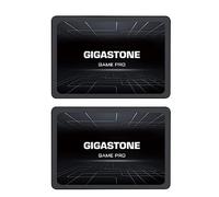 Gigastone SATA SSD internes 1To (Lot de 2) 2.5" SATA III Interface 3D NAND Disque Dur SSD Disque de Jeu Compatible avec Ordinateurs Portables et Ordinateurs de Bureau 2.5 Pouces 530Mo/s SLC Cache