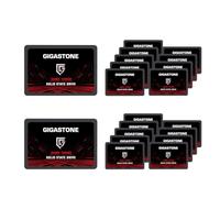 Gigastone SATA SSD internes 256Go (Lot de 20) 2.5" SATA III Interface 3D NAND Disque Dur SSD Disque de Jeu Compatible avec Ordinateurs Portables et Ordinateurs de Bureau 2.5 Pouces 520Mo/s SLC Cache