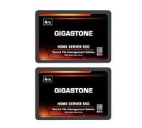 Gigastone Serveur SSD 4To (Lot de 2) NAS SSD Cache 24h/24, 7j/7 Haute Endurance Business Secure Personal Cloud Créatif Professionnel Réseau Attaché Stockage Raid 2,5" SATA Disque Dur Interne SSD