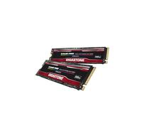 GIGASTONE SSD 500Go Lot de 2 NVMe Gen3 Gaming M.2 2280 PCIe 3.0x4 Disque SSD Interne pour PS5 PC Laptop Gamers Graphics IT Pro 3D NAND SLC Cache 2,400MB/s GP6320 Optimale de Performance et d'endurance