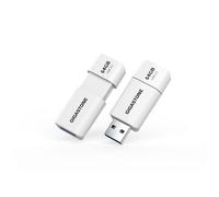 Gigastone Z60 Clé USB 3.1 64 Go, Lot de 2 USB, Compact Lecteur de Stylo à Performance fiable pour PC Ordinateur Mac, Compatible avec l'interface USB 2.0/3.0 Rétractable, Mini Imperméable et Robuste