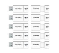 Gigastone Z60 Clé USB 3.2 Gen1 64 Go, Lot de 10 USB, R/W 100/60 Mo/s Ultra Haute Vitesse Lecteur de Stylo, Rétractable sans Capuchon Conception, Compatible avec Interface USB 2.0 / USB 3.0 / USB 3.1