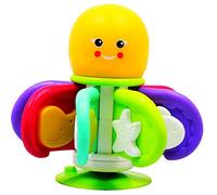 Giggles Flap N Clap Jouet Pieuvre Multicolore | Jouet d’activité pour chaise haute | Amusant et sûr pour bébé | Développe la motricité | Pour enfants dès 6 mois | Jouet bébé préscolaire éducatif fun