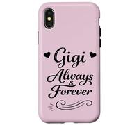 Gigi Always & Forever - Mignonne Famille fière et aimante Grand-mère Coque pour iPhone X/XS