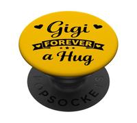 Gigi Forever A Hug - Cool Family Grand-Kids Favorite Grandma PopSockets PopGrip Adhésif