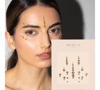 Gigi Gold Bindi ✮ Bindi Silver Crystal Jewels Indian Bindi