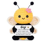 Gigi Life is Sweeter with Your Love. A Tiny Bee is here to Remind You How Much I Love You - Positive Bee Crochet Animal Gifts