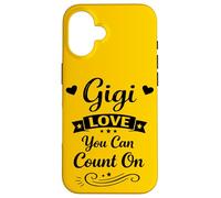 Gigi Love You Can Count on - Famille fière des Petits-Enfants et Grand-mère Coque pour iPhone 16