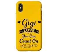 Gigi Love You Can Count on - Famille fière des Petits-Enfants et Grand-mère Coque pour iPhone X/XS