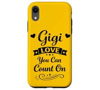 Gigi Love You Can Count on - Famille fière des Petits-Enfants et Grand-mère Coque pour iPhone XR