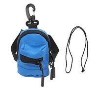 Gigicial Mini Porte-Monnaie Portable avec Porte-clés, câble de données et Sac de Rangement pour Accessoires, Pochette à Langer en Toile Noire avec Tirette pour Femmes, Hommes et (Blue)