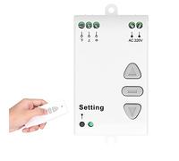 Gigicial Moteur Télécommande sans Fil 220 V, Haute Puissance, pour Volet Roulant, Rideau électrique, Télécommande Avant Et Arrière, Portée RF De 98 M, Moteur 433 MHz Avant Et Arrière
