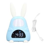 Gigicial Récit d'alarme Kids, Mignon Lapin numérique Night Light Light Kids Sleep Training for Kids Adults Teens