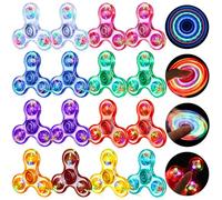 Gigilli Fidget Spinner Lot de 16, Fête de Favoris LED Fidget Spinner Jouets pour Enfants, Soulagement du Stress Jouets Sensoriels, Sac de Fête de La Saint Valentin Pâques Remplisseurs Cadeau