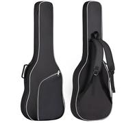 GIGKOUKI Housse pour Guitare électrique 1,8 cm - Rembourrée - Souple - Noir (Standard), Noir, Standard, Voyage