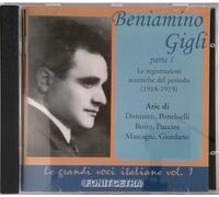 Gigli,Beniamino - Beniamoni Gigli Vol.1 [Import]