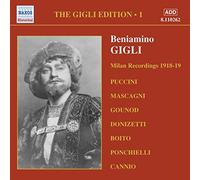 Beniamino Gigli – Boito/Puccini/Donizetti – Enregistrements milanais 1918-1919 – CD (Import)