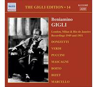 Beniamino Gigli – The Gigli Edition Vol. 14 – Airs de Donizetti, Verdi, Puccini – Import