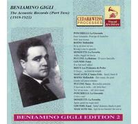 Gigli,Beniamino - The Acoustic Records II