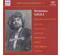 Gigli Edition Volume 1/Milan Rcdgs 1918-19 by Gigli/Sabajno [Compact Disc] NEUF