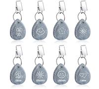 Gigmeta Lot de 8 Poids de Nappe, Poids de Nappe résistants aux intempéries avec Clip, Pince pour Nappe de Table pour Fête, Camping