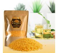 Gigmeta Pastilles de Cire d'abeille 100% Naturelle - 400 g - Idéal pour Les cosmétiques, Les Bougies, Les crèmes, Les onguents, Les savons, Les Toiles cirées et Le Polissage du Bois