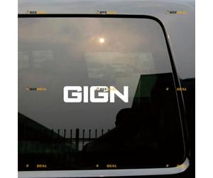 GIGN gendarmerie nationale française autocollant vinyle - lot de 2 blanc 10,2 cm - pour voiture bateau ordinateur portable tasse sans fond découpé