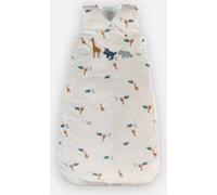 Gigoteuse 100 cm imprimée en Veloudoux, beige