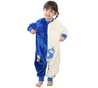 Gigoteuse a Pied avec Jambes Hiver Manches Longues Surpyjama Bebe Fille Garcon Enfant Turbulette Chaud Doublé Bebe Sac de Couchage Combinaison Hiver GrenouillèRe Unisexe 120 Blue Penguin