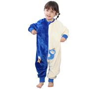 Gigoteuse a Pied Surpyjama Bébé Fille Garçon, Hiver Flanelle Combinaison Pyjama Enfant Turbulette avec Jambes, Cartoon Manches Longue Dors Bien Grenouillère Sac de Couchage Pingouin 120(4-5 Ans)