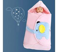 Gigoteuse Bébé Anti-coup De Pied Est Printemps Et Automne Coton épais Double Usage Câlin Bébé Automne Et Hiver épaississement Fournitures (Rose épais,L(54X96cm))