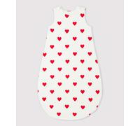 Gigoteuse bébé en coton à caurs TOG 2 Petit Bateau - blanc - Taille naissance/6 mois NAI/6M blanc/rouge