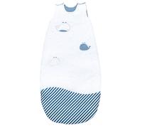 Gigoteuse bébé en coton - blue baleine blanc/bleu 6/18M