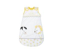 Gigoteuse bébé en coton - pluche et pompon blanc 0/6M(50/67)